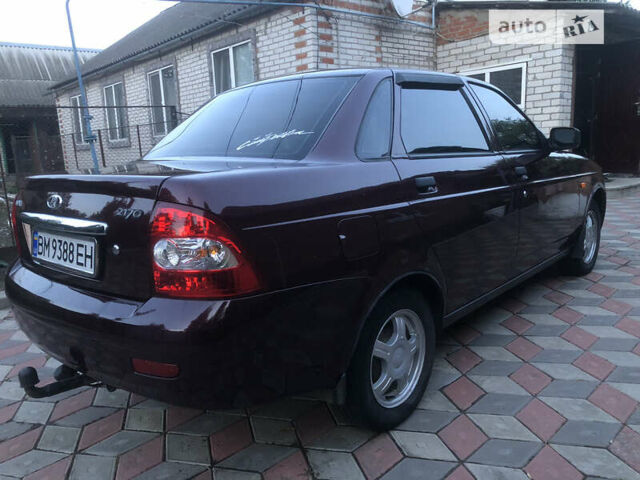 Красный ВАЗ 2170 Priora, объемом двигателя 1.6 л и пробегом 190 тыс. км за 2900 $, фото 4 на Automoto.ua