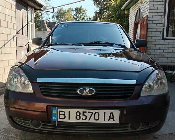 Красный ВАЗ 2170 Priora, объемом двигателя 1.6 л и пробегом 225 тыс. км за 3150 $, фото 4 на Automoto.ua