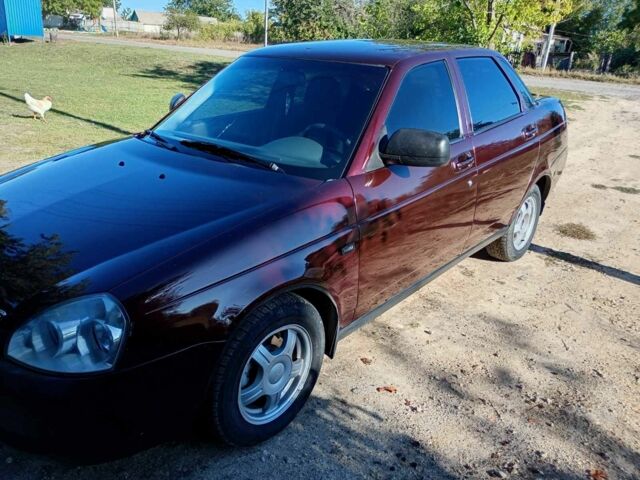 Красный ВАЗ 2170 Priora, объемом двигателя 1.6 л и пробегом 150 тыс. км за 3100 $, фото 7 на Automoto.ua