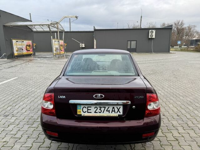 Красный ВАЗ 2170 Priora, объемом двигателя 1.6 л и пробегом 59 тыс. км за 2800 $, фото 2 на Automoto.ua