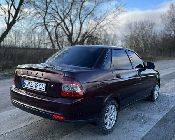 Красный ВАЗ 2170 Priora, объемом двигателя 1.6 л и пробегом 92 тыс. км за 4500 $, фото 2 на Automoto.ua