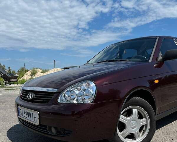 Красный ВАЗ 2170 Priora, объемом двигателя 1.6 л и пробегом 150 тыс. км за 3200 $, фото 5 на Automoto.ua