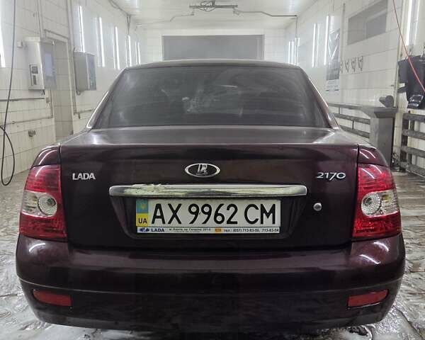 Красный ВАЗ 2170 Priora, объемом двигателя 1.6 л и пробегом 154 тыс. км за 3400 $, фото 4 на Automoto.ua
