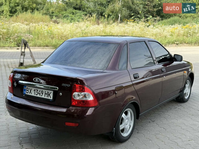Красный ВАЗ 2170 Priora, объемом двигателя 1.6 л и пробегом 95 тыс. км за 3499 $, фото 4 на Automoto.ua