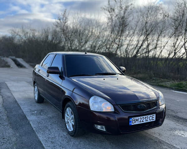 Красный ВАЗ 2170 Priora, объемом двигателя 1.6 л и пробегом 92 тыс. км за 4500 $, фото 1 на Automoto.ua