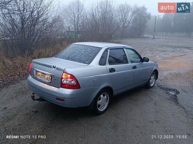 Сірий ВАЗ 2170 Priora, об'ємом двигуна 1.6 л та пробігом 193 тис. км за 1900 $, фото 4 на Automoto.ua