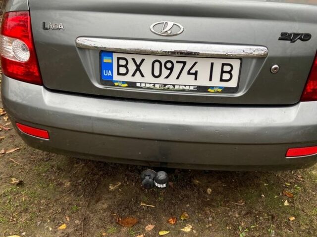 Серый ВАЗ 2170 Priora, объемом двигателя 1.6 л и пробегом 220 тыс. км за 2200 $, фото 2 на Automoto.ua