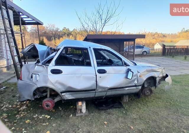 Серый ВАЗ 2170 Priora, объемом двигателя 1.6 л и пробегом 280 тыс. км за 1000 $, фото 2 на Automoto.ua