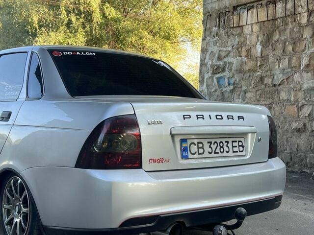 Серый ВАЗ 2170 Priora, объемом двигателя 1.6 л и пробегом 215 тыс. км за 3600 $, фото 3 на Automoto.ua