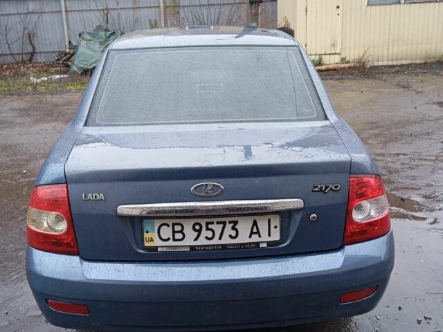 Синий ВАЗ 2170 Priora, объемом двигателя 1.6 л и пробегом 177 тыс. км за 1045 $, фото 4 на Automoto.ua