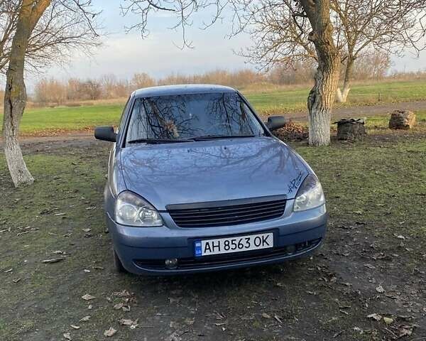 Синий ВАЗ 2170 Priora, объемом двигателя 1.6 л и пробегом 263 тыс. км за 1900 $, фото 2 на Automoto.ua