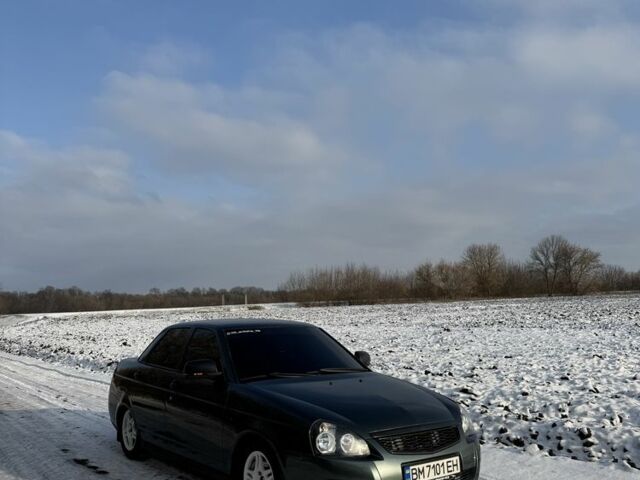 Зеленый ВАЗ 2170 Priora, объемом двигателя 1.6 л и пробегом 282 тыс. км за 3800 $, фото 2 на Automoto.ua