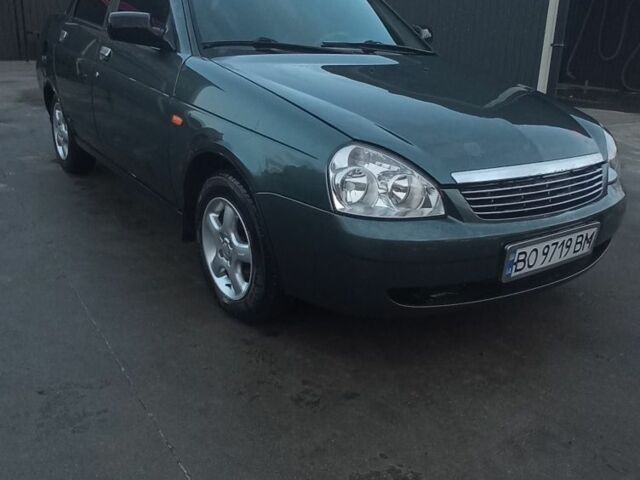 Зеленый ВАЗ 2170 Priora, объемом двигателя 1.6 л и пробегом 220 тыс. км за 1750 $, фото 1 на Automoto.ua