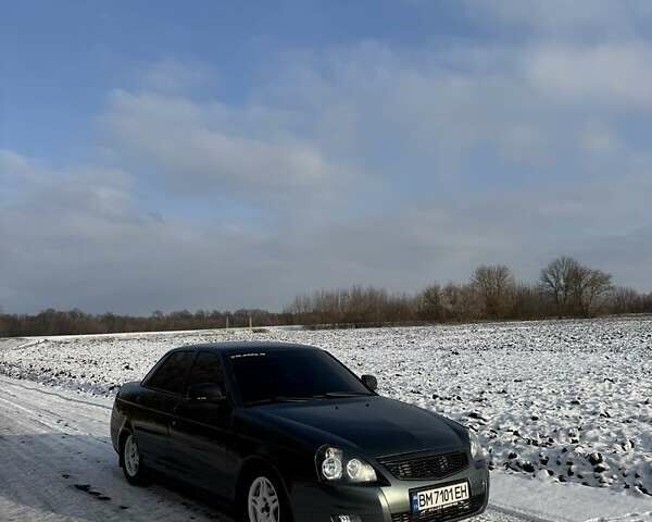 Зеленый ВАЗ 2170 Priora, объемом двигателя 1.6 л и пробегом 282 тыс. км за 3800 $, фото 1 на Automoto.ua