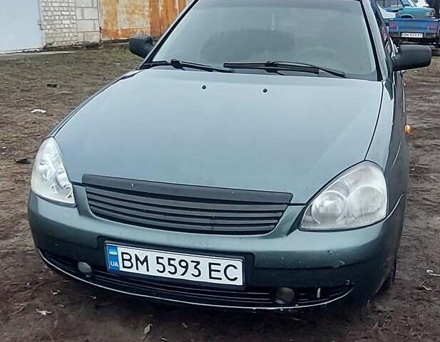 Зеленый ВАЗ 2170 Priora, объемом двигателя 1.6 л и пробегом 233 тыс. км за 3000 $, фото 1 на Automoto.ua