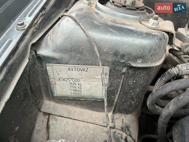 Зелений ВАЗ 2170 Priora, об'ємом двигуна 1.6 л та пробігом 235 тис. км за 2500 $, фото 7 на Automoto.ua