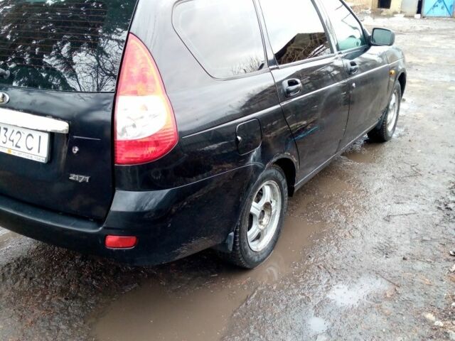 Черный ВАЗ 2171 Priora, объемом двигателя 1.6 л и пробегом 206 тыс. км за 2000 $, фото 4 на Automoto.ua