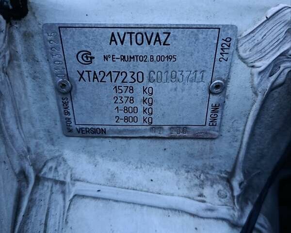 Белый ВАЗ 2172 Priora, объемом двигателя 1.6 л и пробегом 79 тыс. км за 4100 $, фото 18 на Automoto.ua