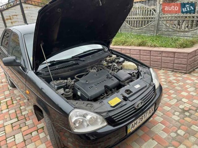 Черный ВАЗ 2172 Priora, объемом двигателя 1.6 л и пробегом 153 тыс. км за 2700 $, фото 3 на Automoto.ua