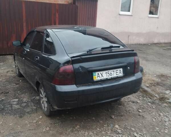 Черный ВАЗ 2172 Priora, объемом двигателя 1.6 л и пробегом 180 тыс. км за 2300 $, фото 5 на Automoto.ua