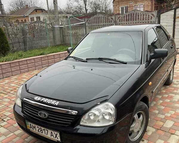 Черный ВАЗ 2172 Priora, объемом двигателя 1.6 л и пробегом 153 тыс. км за 2700 $, фото 6 на Automoto.ua