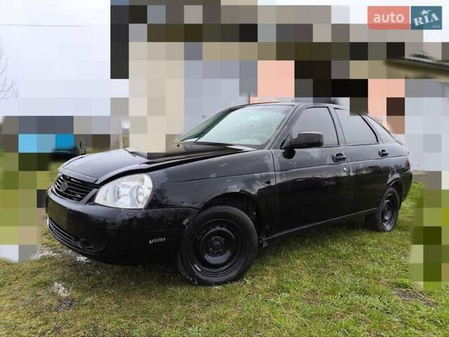 Черный ВАЗ 2172 Priora, объемом двигателя 1.6 л и пробегом 175 тыс. км за 1100 $, фото 1 на Automoto.ua