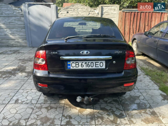 Черный ВАЗ 2172 Priora, объемом двигателя 1.6 л и пробегом 162 тыс. км за 3000 $, фото 4 на Automoto.ua