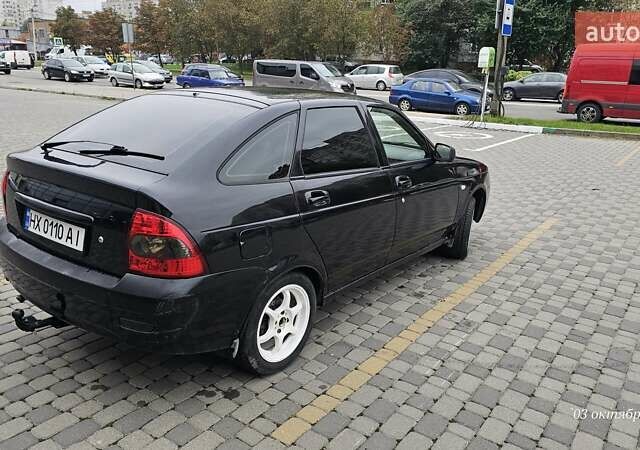 Черный ВАЗ 2172 Priora, объемом двигателя 1.6 л и пробегом 142 тыс. км за 1900 $, фото 6 на Automoto.ua