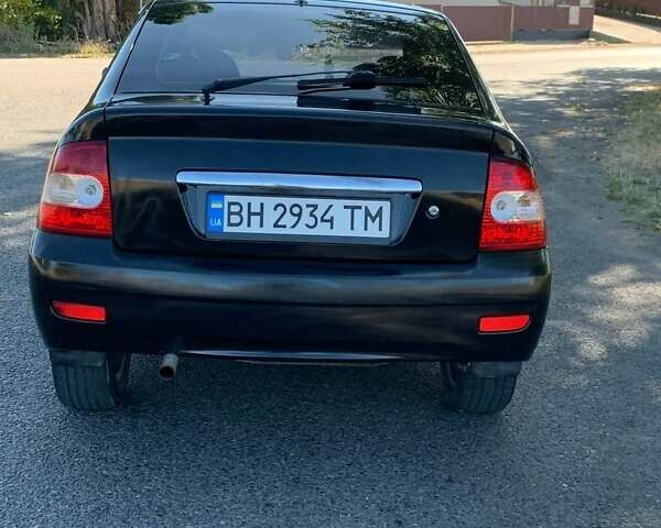 Черный ВАЗ 2172 Priora, объемом двигателя 1.6 л и пробегом 200 тыс. км за 2200 $, фото 5 на Automoto.ua
