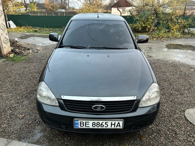 Черный ВАЗ 2172 Priora, объемом двигателя 1.6 л и пробегом 160 тыс. км за 3000 $, фото 1 на Automoto.ua