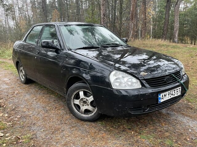Чорний ВАЗ 2172 Priora, об'ємом двигуна 1.6 л та пробігом 555 тис. км за 950 $, фото 2 на Automoto.ua