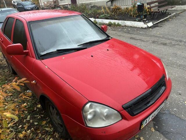 Красный ВАЗ 2172 Priora, объемом двигателя 1.6 л и пробегом 250 тыс. км за 1668 $, фото 3 на Automoto.ua