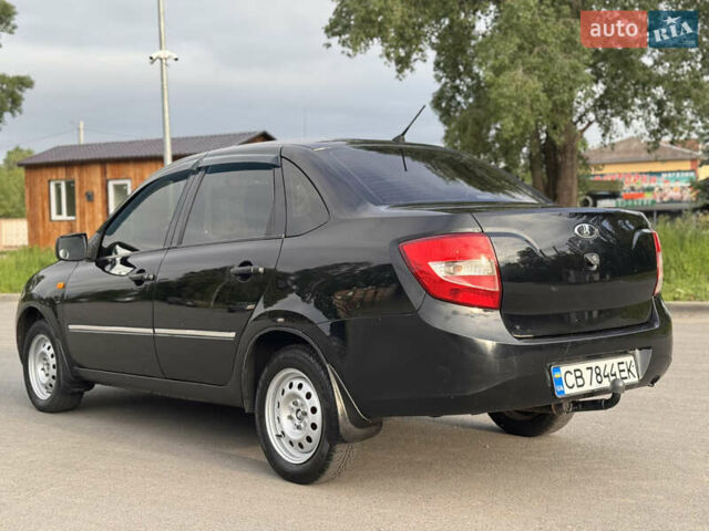 Черный ВАЗ 2190 Гранта, объемом двигателя 1.6 л и пробегом 98 тыс. км за 3250 $, фото 6 на Automoto.ua