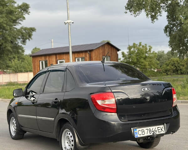 Черный ВАЗ 2190 Гранта, объемом двигателя 1.6 л и пробегом 98 тыс. км за 3250 $, фото 7 на Automoto.ua