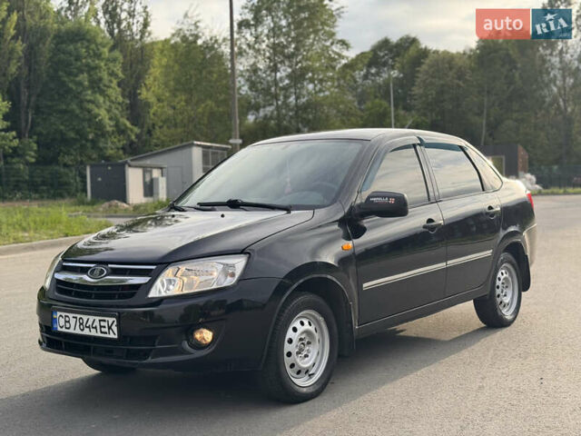 Черный ВАЗ 2190 Гранта, объемом двигателя 1.6 л и пробегом 98 тыс. км за 3250 $, фото 4 на Automoto.ua