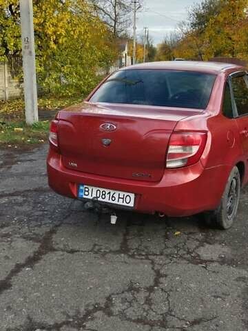 Красный ВАЗ 2190 Гранта, объемом двигателя 1.6 л и пробегом 155 тыс. км за 2550 $, фото 5 на Automoto.ua