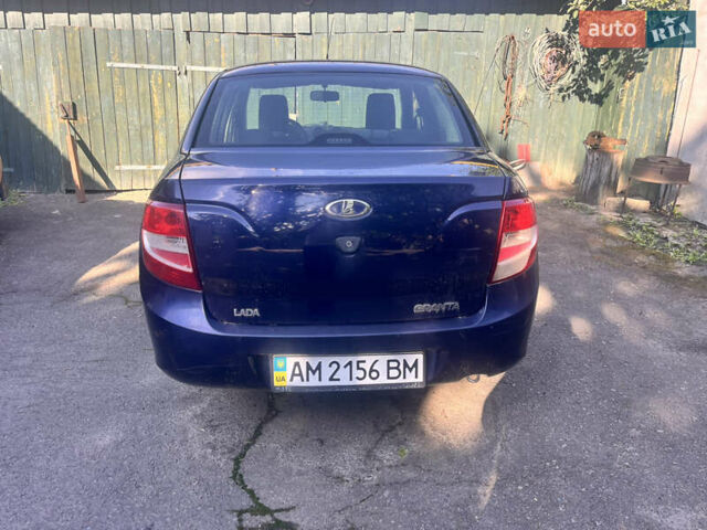 Синій ВАЗ 2190 Гранта, об'ємом двигуна 1.6 л та пробігом 84 тис. км за 5000 $, фото 15 на Automoto.ua