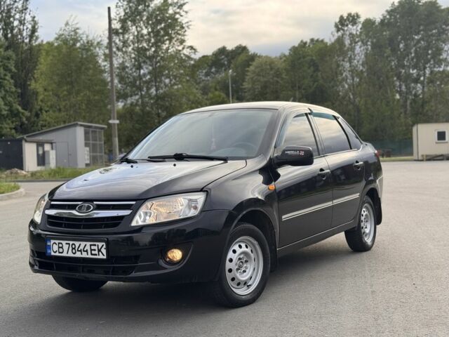 Черный ВАЗ Гранта, объемом двигателя 1.6 л и пробегом 98 тыс. км за 3250 $, фото 2 на Automoto.ua