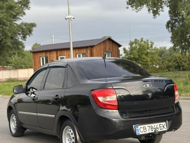 Черный ВАЗ Гранта, объемом двигателя 1.6 л и пробегом 98 тыс. км за 3250 $, фото 5 на Automoto.ua