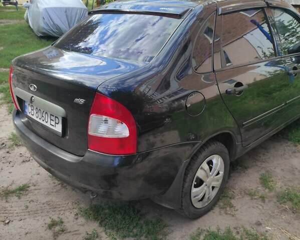 Черный ВАЗ Калина, объемом двигателя 1.39 л и пробегом 97 тыс. км за 2800 $, фото 1 на Automoto.ua