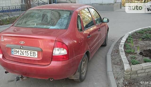 Красный ВАЗ Калина, объемом двигателя 1.6 л и пробегом 72 тыс. км за 2500 $, фото 5 на Automoto.ua