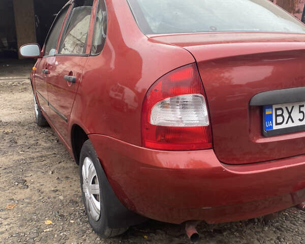 Красный ВАЗ Калина, объемом двигателя 1.6 л и пробегом 150 тыс. км за 1600 $, фото 5 на Automoto.ua