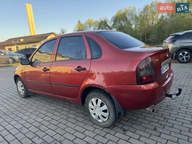 Красный ВАЗ Калина, объемом двигателя 1.6 л и пробегом 170 тыс. км за 1490 $, фото 5 на Automoto.ua