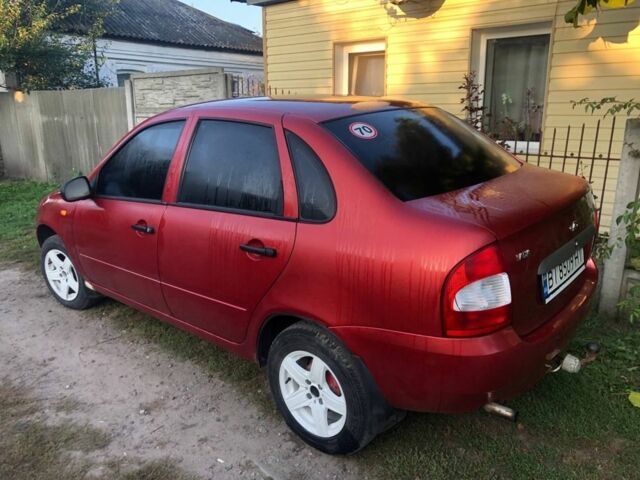 Красный ВАЗ Калина, объемом двигателя 1.6 л и пробегом 180 тыс. км за 2000 $, фото 2 на Automoto.ua