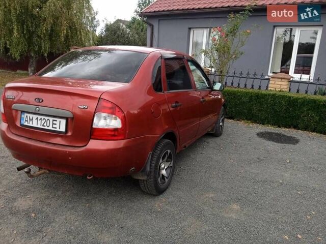 Червоний ВАЗ Калина, об'ємом двигуна 1.6 л та пробігом 180 тис. км за 1450 $, фото 1 на Automoto.ua