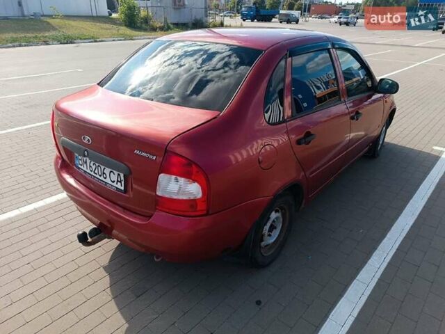 Красный ВАЗ Калина, объемом двигателя 1.6 л и пробегом 165 тыс. км за 1600 $, фото 4 на Automoto.ua