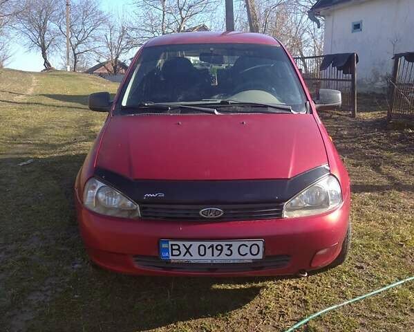 Красный ВАЗ Калина, объемом двигателя 1.6 л и пробегом 160 тыс. км за 2058 $, фото 2 на Automoto.ua