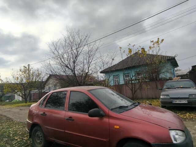 Красный ВАЗ Калина, объемом двигателя 1.6 л и пробегом 130 тыс. км за 1000 $, фото 1 на Automoto.ua