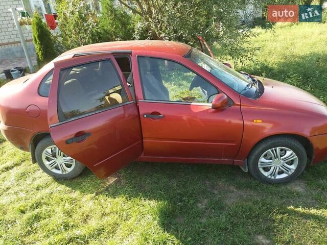 Красный ВАЗ Калина, объемом двигателя 1.6 л и пробегом 120 тыс. км за 1800 $, фото 16 на Automoto.ua