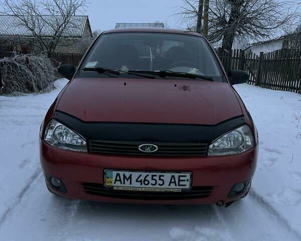 Красный ВАЗ Калина, объемом двигателя 1.6 л и пробегом 168 тыс. км за 3500 $, фото 2 на Automoto.ua